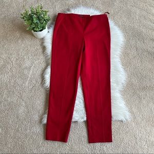 NEW J McLaughlin Red Sydney Bi-Stretch Pants